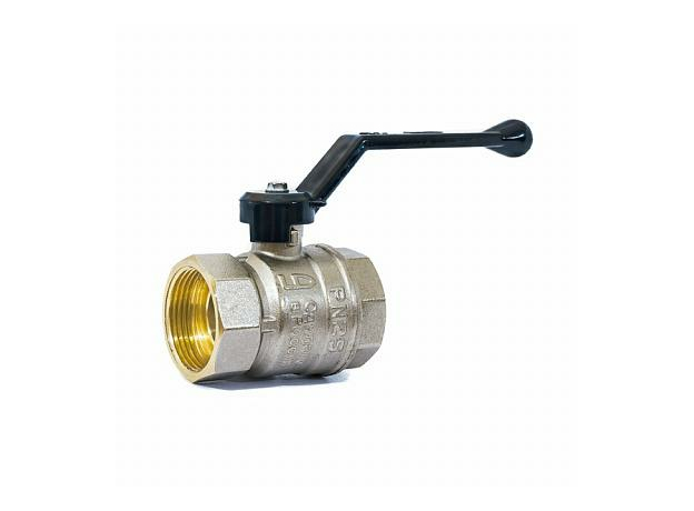 Кран шаровой латунный 2" ВР/ВР рычаг LD Pride
