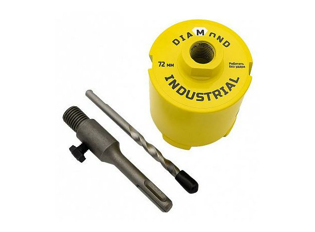 Коронка по бетону алмазная безударная 72 мм SDS-plus Diamond Industrial DIDCC72