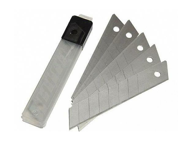 Лезвия сегментные 18мм (упак10шт.) для строительных и канцелярских ножей FIT IT 10418