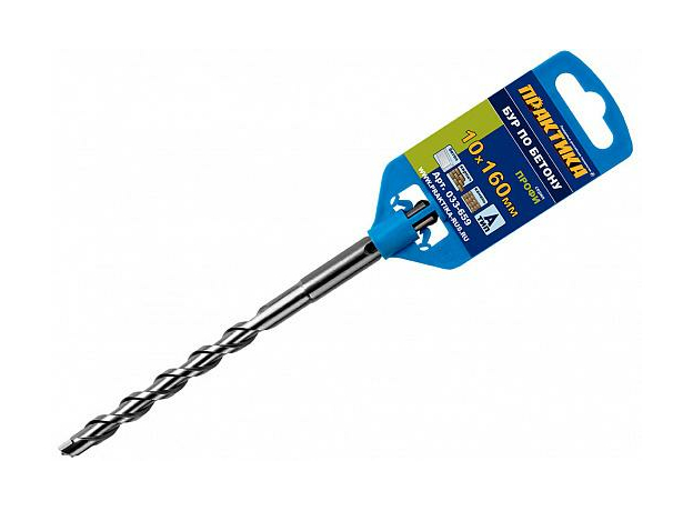 Бур по бетону SDS plus 10х160 Профи ПРАКТИКА 033-659