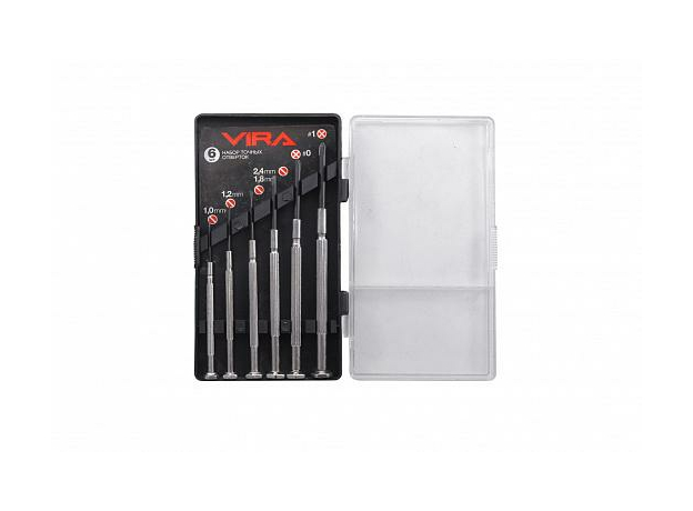 Набор отверток часовых 6 шт. VIRA 303006