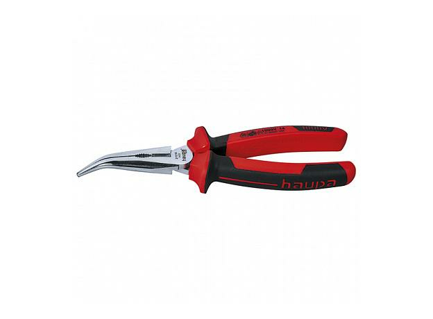 Длинногубцы изогнутые с удлиненными губками VDE 200 мм,1000В, Haupa 211210