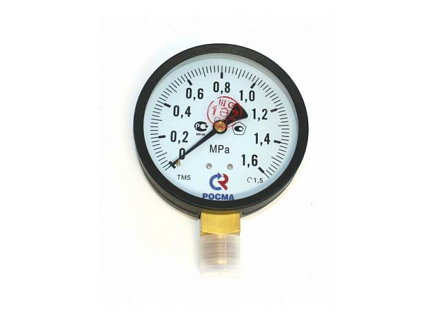 Манометр ТМ-310Р.00(0-1,6МРа)G1/4.150С.1,5 РОСМА