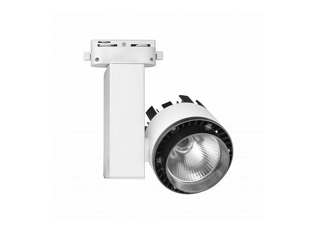 Светильник светодиодный трековый, 20 Вт. Диаметр- 3,5'. 1200 Лм. Цвет свечения белый. IP20. Корпус белый. ULB-Q250 20W/NW/A WHITE 10961 TM Uniel Светильник светодиодный трековый, 20 Вт. Диаметр- 3,5'. 1200 Лм. Цвет свечения белый. IP20. Корпус белый. ULB-Q250 20W/NW/A WHITE 10961 TM Uniel