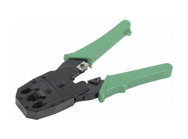 Инструмент (клещи) обжимной для RJ45 RJ12 RJ11 IEK TM1-G10V