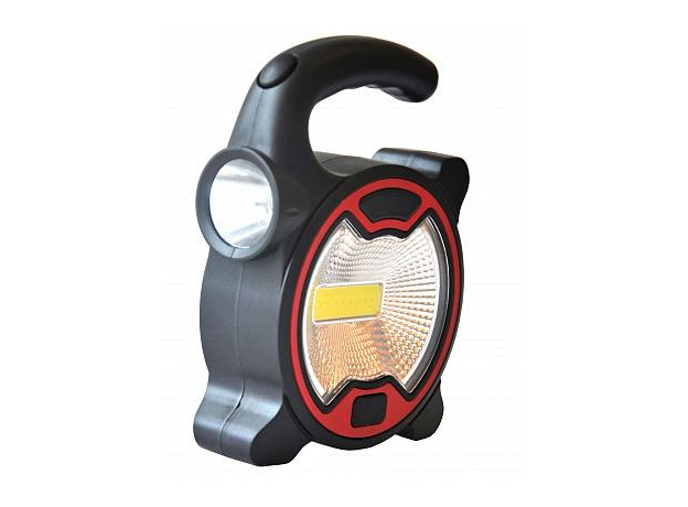 Фонарь-прожектор светодиодный автономный 5W COB + 1W LED, 3xAA, 300Лм + 80Лм, IP23 29126 8 REV Ritter