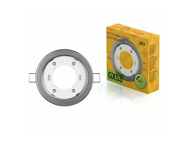 Светильник встраиваемый GX53 без лампы, хром 28951 7 TM REV