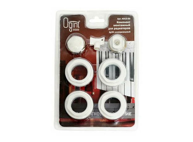 Комплект монтажный для радиатора 3/4" в блистере A012-20 Ogint