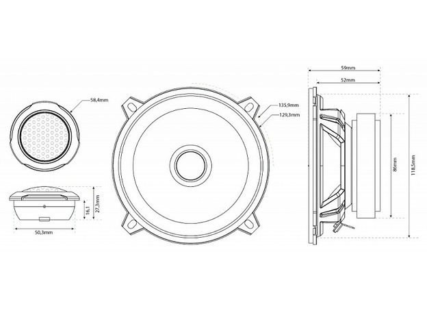 Колонки MTX TX250S