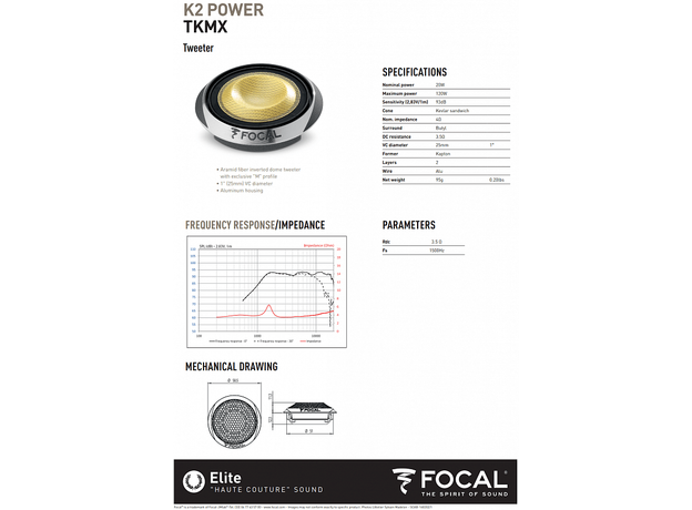 Колонки Focal ES165KX2