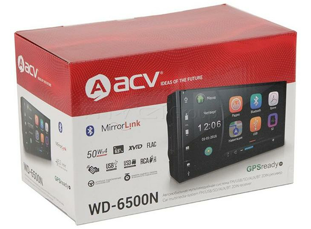 2DIN USB-магнитола ACV WD-6500N