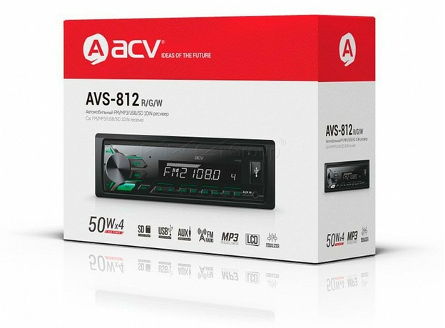 USB/SD-магнитола ACV AVS-812G