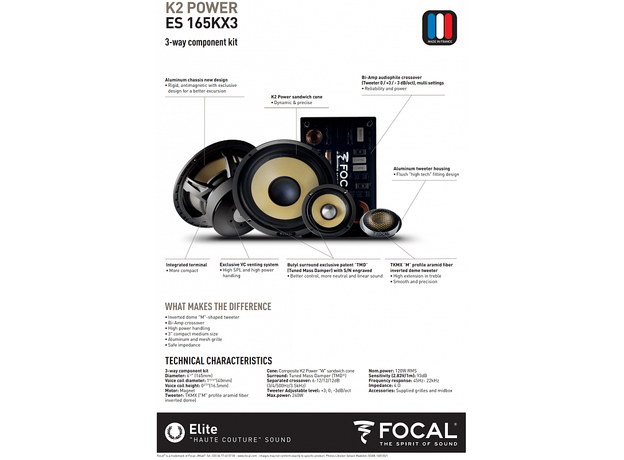 Колонки Focal ES165KX3