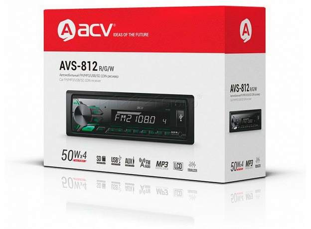 USB/SD-магнитола ACV AVS-812W