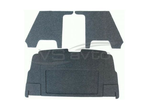 Полка ВАЗ 2131 "Нива" (с боковинами, с опорами)