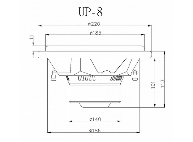 Сабвуфер Ivolga UP 8