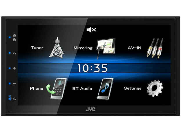 2DIN USB-магнитола JVC KW-M25BT
