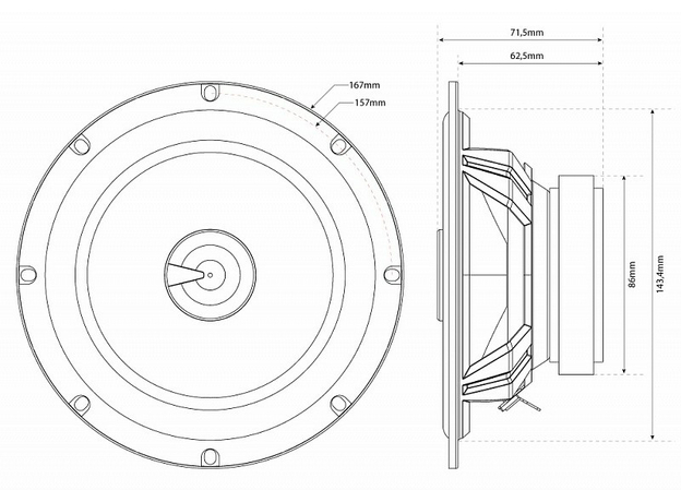 Колонки MTX TX265C