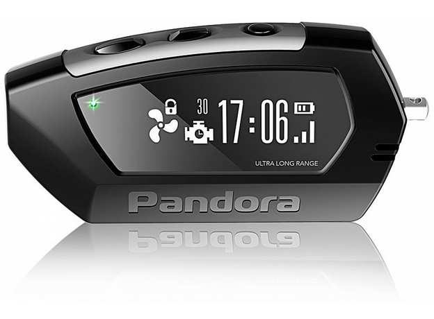 Брелок-пейджер для Pandora LCD D010 black Брелок-пейджер для Pandora LCD D010 black