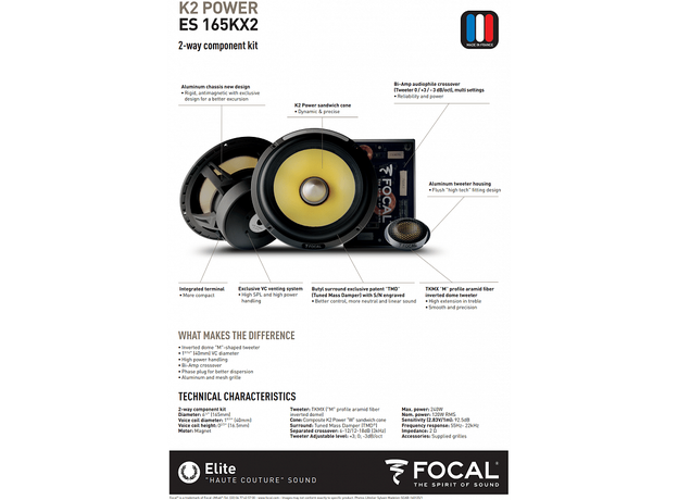 Колонки Focal ES165KX2