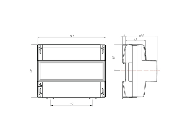 Счетчик электроэнергии трехфазный однотарифный ЦЭ6803В1 3x230/400В 5-60А 3ф.4пр. М7 Р31 DIN ОУ Энергомера