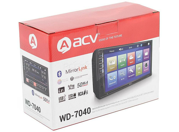 2DIN USB-магнитола ACV WD-7040 2DIN USB-магнитола ACV WD-7040