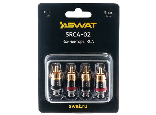 Разъем RCA SWAT SRCA-02 никель (упак 4 шт)