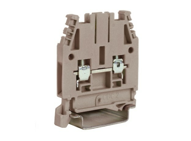 CBC.2GR, проходной зажим серый 2,5 кв.мм код ZCBC02GR DKC