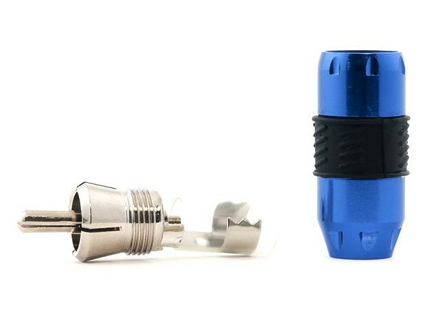 Разъем RCA SWAT SRCA-01 синий (упак 4 шт)