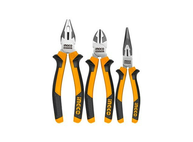 Набор шарнирно-губцевого инструмента (3шт) INGCO INDUSTRIAL HKPS28318