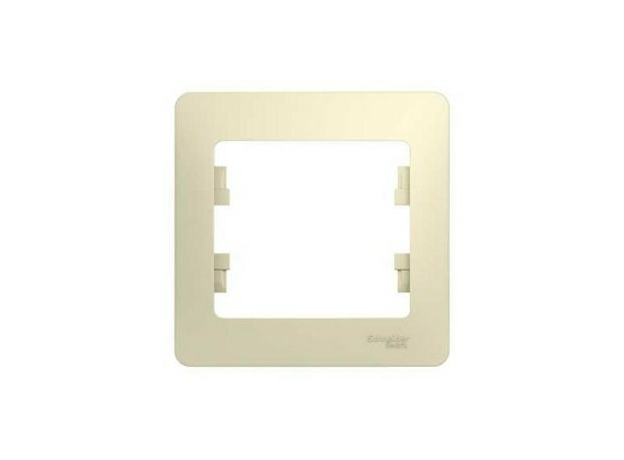 Рамка 1 пост GLOSSA бежевый GSL000201 Schneider Electric Рамка 1 пост GLOSSA бежевый GSL000201 Schneider Electric