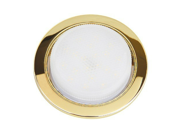 Светильник встраиваемый PGX53 золото матовое 10639.23 106*39 под лампу PLED GX53 Jazzway
