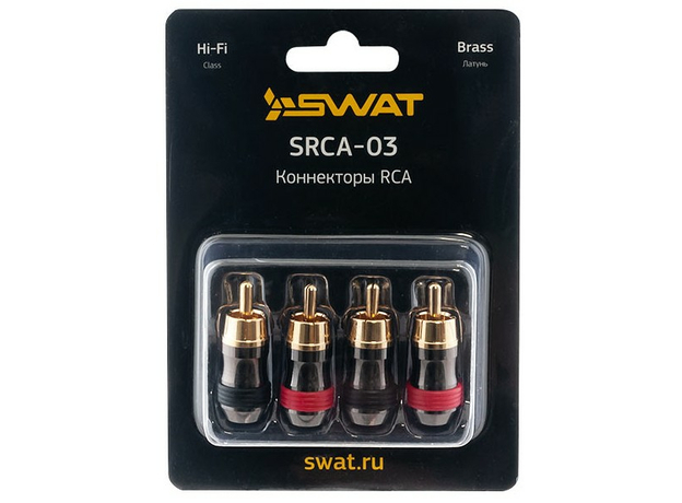 Разъем RCA SWAT SRCA-03 никель (упак 4 шт)