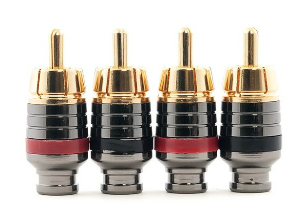 Разъем RCA SWAT SRCA-02 никель (упак 4 шт)