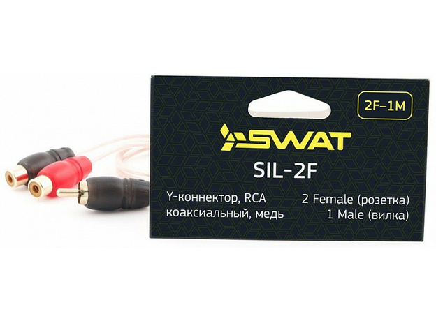 Y адаптер SWAT SIL-2F 1папа->2 мама