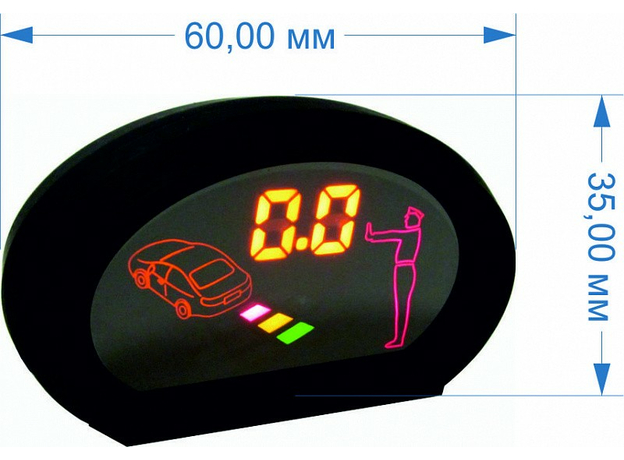 Парктроник AAALINE MLCD-14 Black