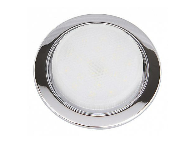 Светильник встраиваемый PGX53 хром глянцевый 10639.6 106x39 под лампу PLED GX53 1016768 Jazzway