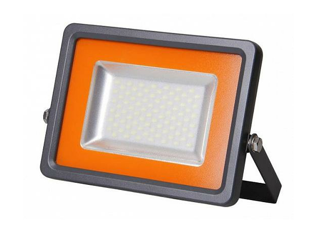 Прожектор светодиодный PFL-S(S2)-SMD 50Вт, IP65 (уменьшенный плоский корпус) 4500Лм 6500К .2853301D Jazzway