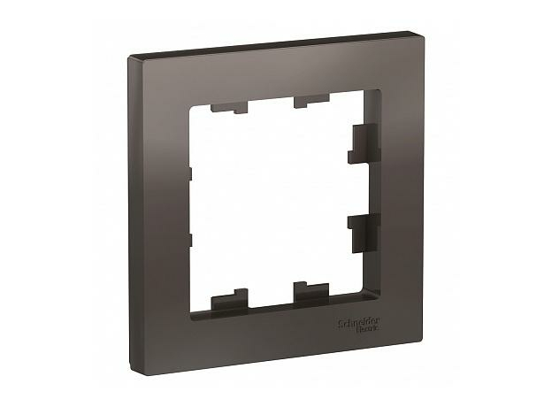 Рамка 1 пост Atlasdesign горизонтальная мокко ATN000601 Schneider Electric Рамка 1 пост Atlasdesign горизонтальная мокко ATN000601 Schneider Electric