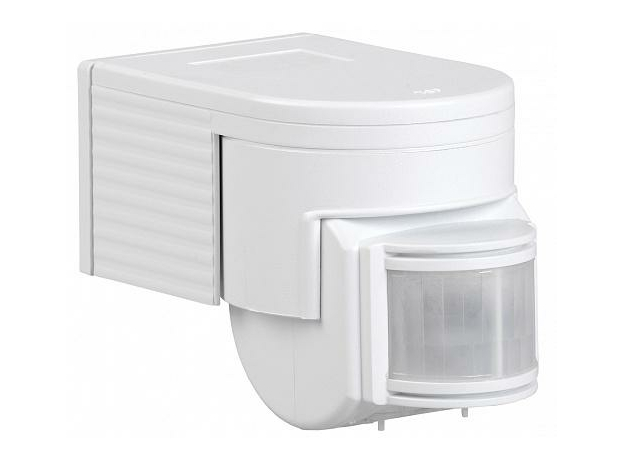 Датчик движения инфракрасный ДД 012 белый,1100W, угол обзора 180 градусов, дальность 12м IP44 IEK