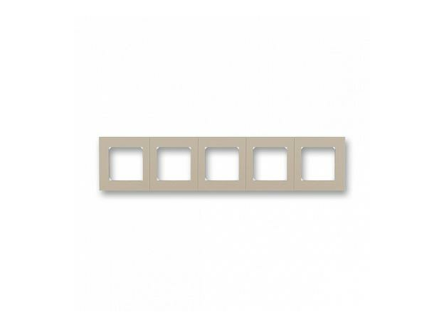 Рамка 5 постов Levit кофе макиато / белый 2CHH015050A6018 ABB Рамка 5 постов Levit кофе макиато / белый 2CHH015050A6018 ABB