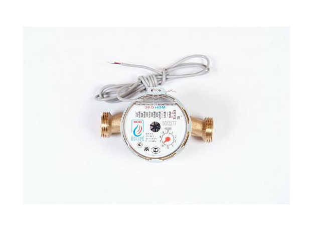 Счетчик воды универсальный ЭКО НОМ-15-110И (ДГ) импульснвй выход без КМЧ