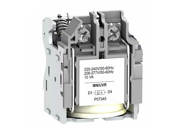 Расцепитель напряжения 200/240В 50/60Гц для NSX100/630 LV429407 Schneider Electric Расцепитель напряжения 200/240В 50/60Гц для NSX100/630 LV429407 Schneider Electric