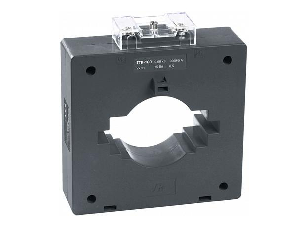 трансформатор тока 1000/5 класс точности 0,5 ТТИ-100 (без шины) 15 ВА (ITT60-2-15-1000) IEK