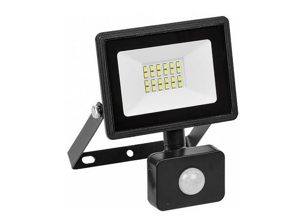 Прожектор светодиодный 30Вт СДО06-30Д с датчиком движения 2400Лм IP54 6500K LPDO602-30-65-K02 ИЭК