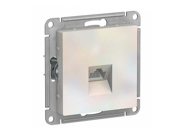 Розетка RJ45 компьютерная Atlasdesign скрытой установки cat. 5Е механизм жемчуг ATN000483 Schneider Electric Розетка RJ45 компьютерная Atlasdesign скрытой установки cat. 5Е механизм жемчуг ATN000483 Schneider Electric