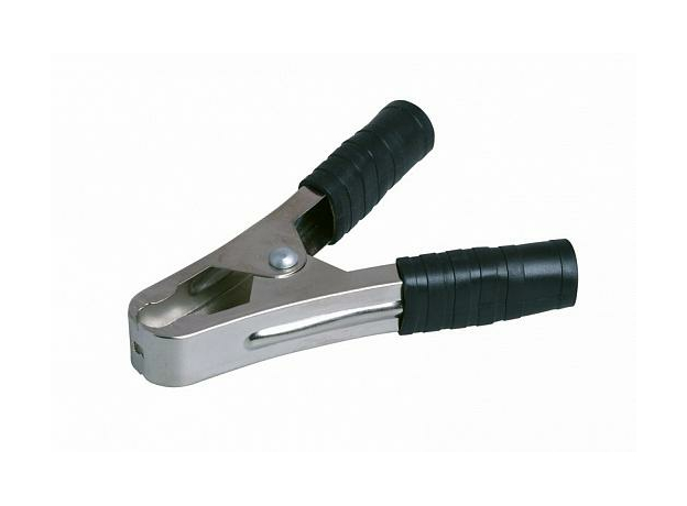 Зажим "Крокодил" 100А 105мм FD-1719 Rexant (черный) АВТО