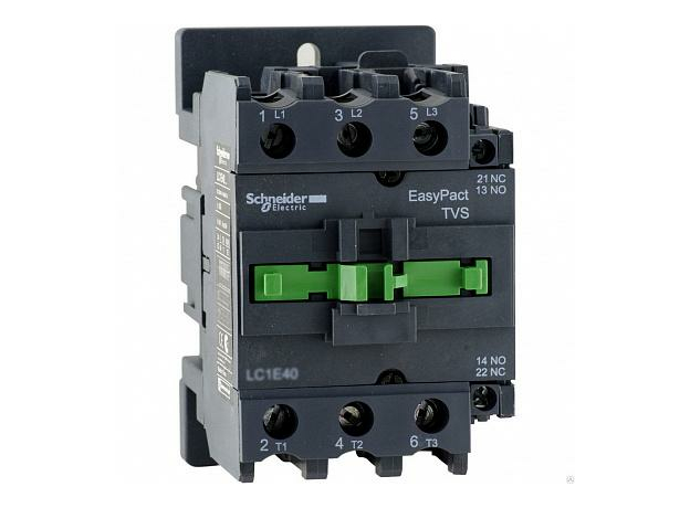 Контактор 3п 95А 220VAC 50Гц НО+НЗ Tesys E LC1E95M5 SE