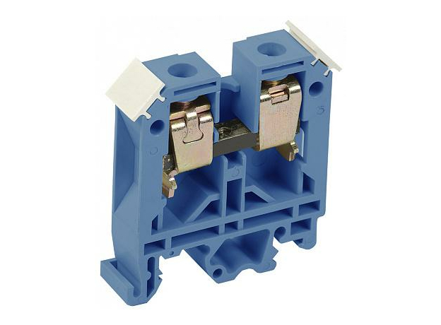 Клемма зажимная 4-6 мм.кв* (JXB-50) (ЗНИ-6 мм2) СИНИЙ (YZN10-006-K07) IEK