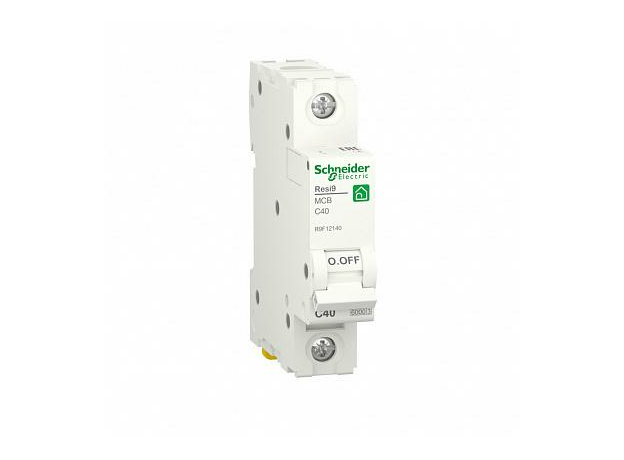 Выключатель автоматический (АВ) RESI9 С 40А 1P 6000A R9F12140 Schneider Electric Выключатель автоматический (АВ) RESI9 С 40А 1P 6000A R9F12140 Schneider Electric
